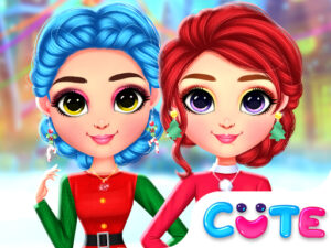 Rainbow Girls Christmas Outfits